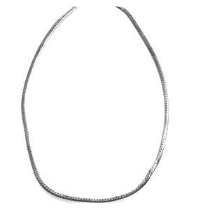 .925 Sterling Silver Herringbone Necklace
